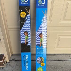 Discovery Blue Chevron Play Teepee